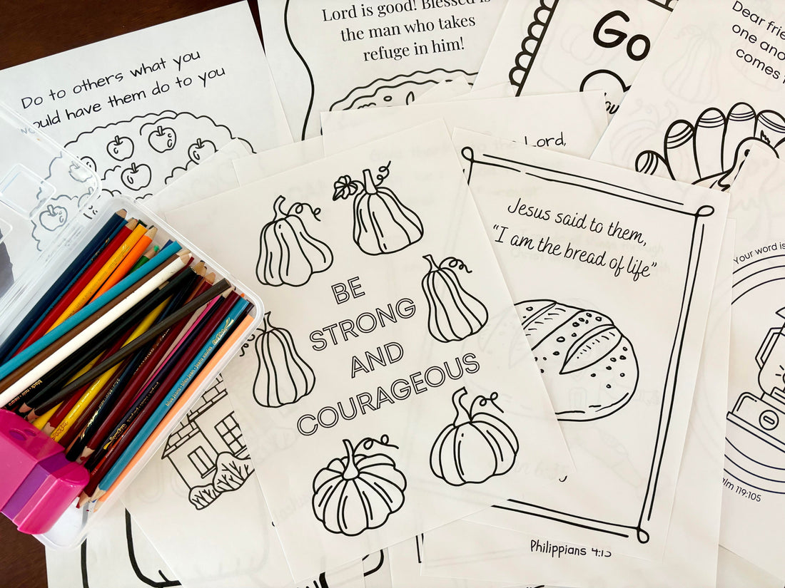 Free Fall Coloring Pages!