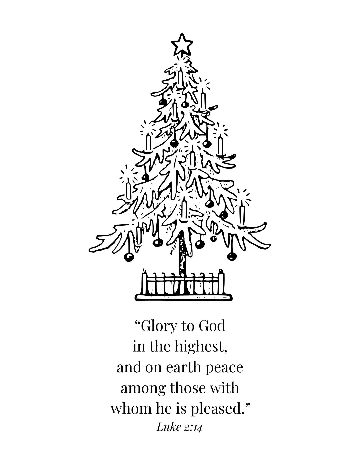 Christmas Coloring Pages (Digital Download)