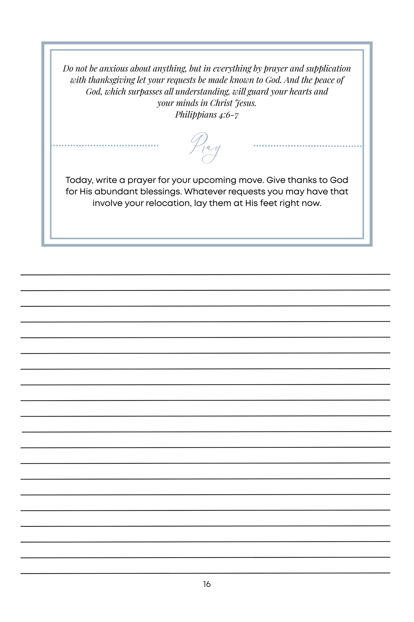 Blessings in Beginnings: A Guided Journal for Relocation