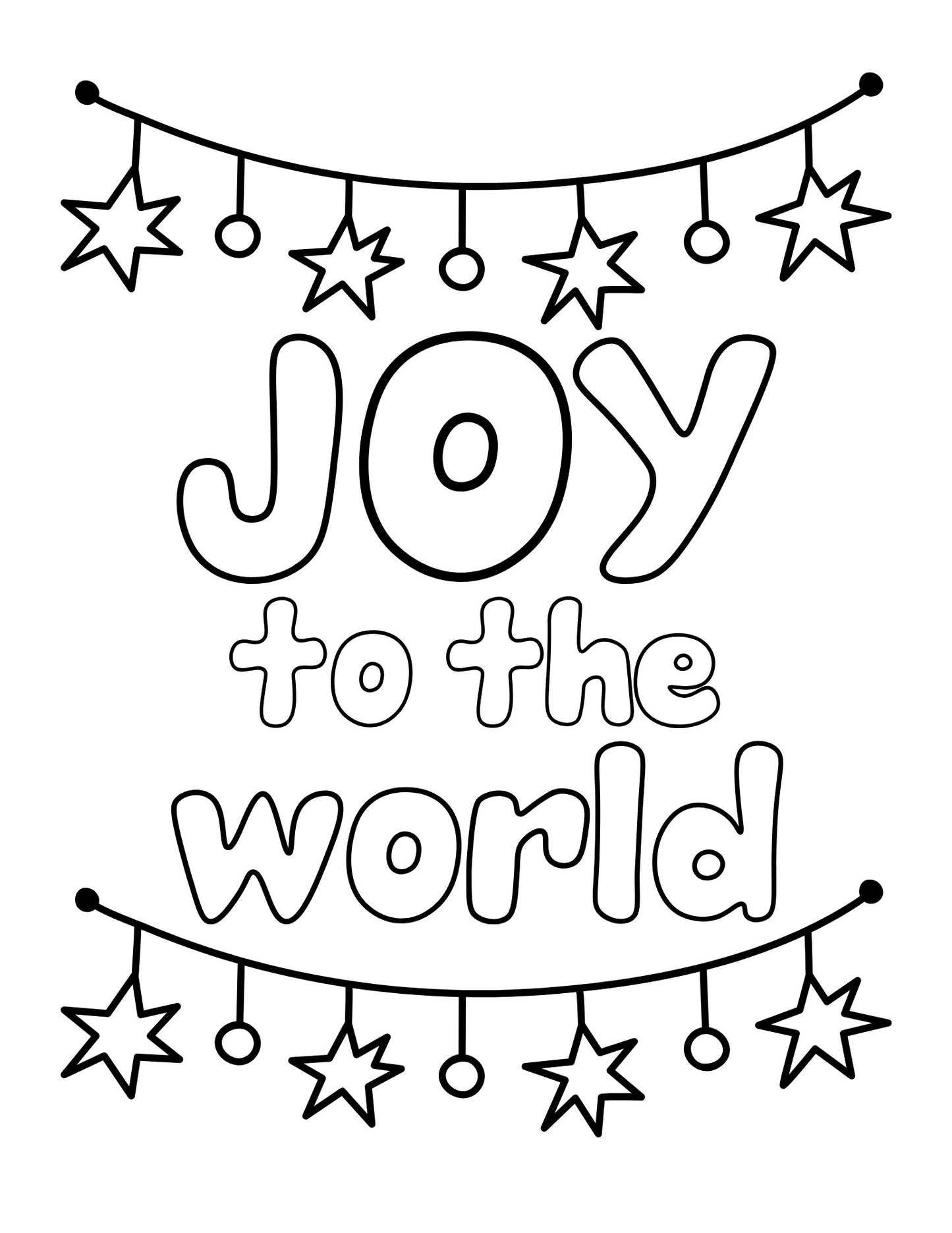 Christmas Coloring Pages (Digital Download)