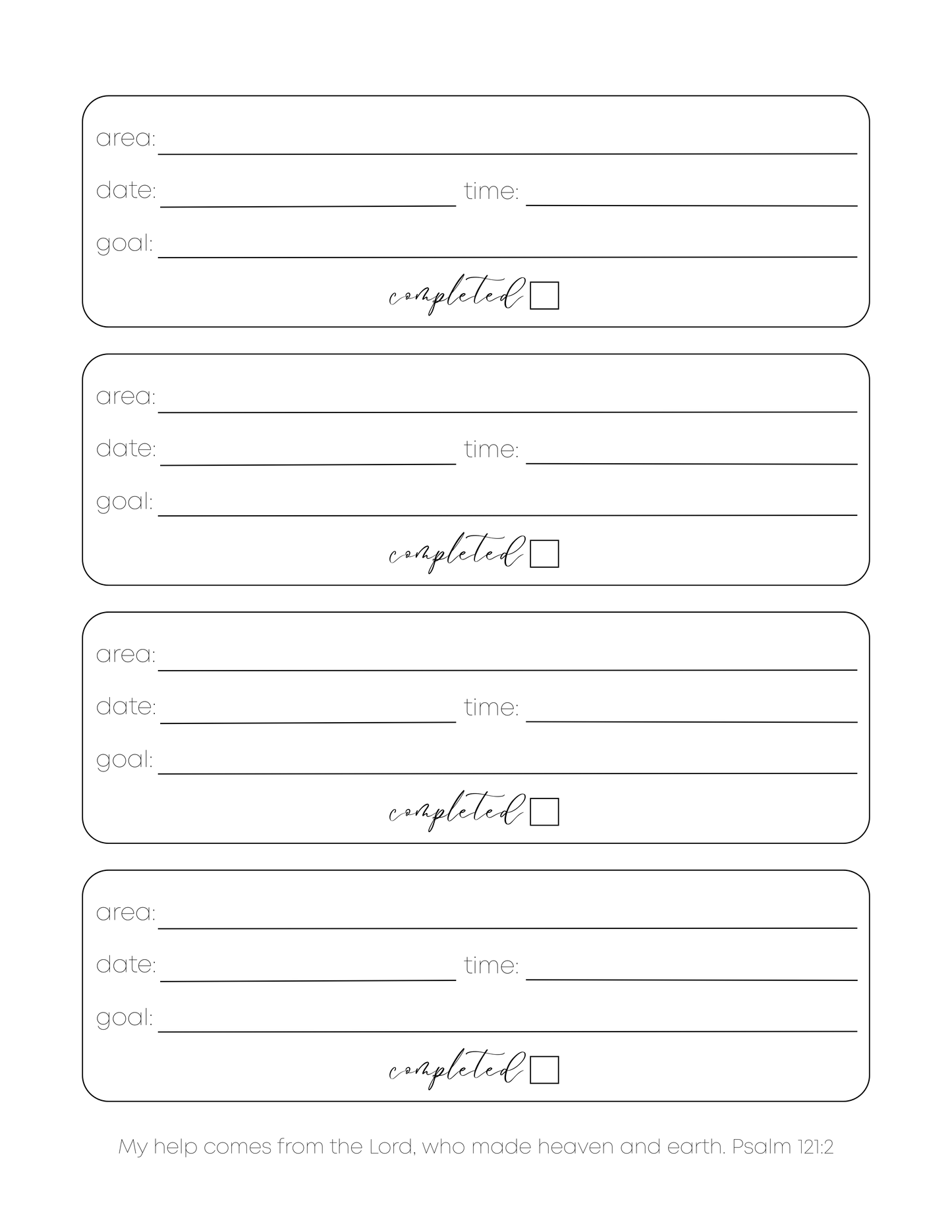 Declutter Task List